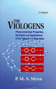 The viologens : physicochemical properties, synthesis and applications of the salts of 4,4'-bipyridine