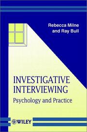 Cover of: Investigative Interviewing: Psychology and Practice