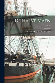 Cover of: De Halve Maen; 28-33