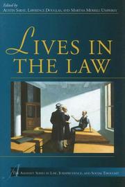 Cover of: Lives in the Law (The Amherst Series in Law, Jurisprudence, and Social Thought)