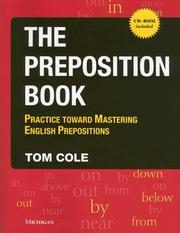 The Preposition Book with Preposition Pinball by Tom Cole