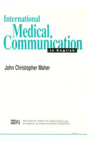 International medical communication in English by John Christopher Maher
