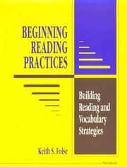 Cover of: Beginning reading practices: building reading and vocabulary strategies