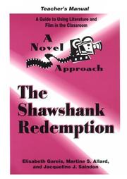 Cover of: A Novel Approach: The Shawshank Redemption (Novel Approach)