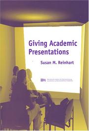 Giving academic presentations