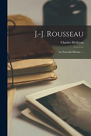 Cover of: J.-J. Rousseau: La Nouvelle Heloise. --