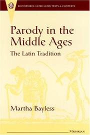 Cover of: Parody in the Middle Ages: the Latin tradition
