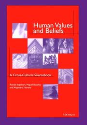 Cover of: Human values and beliefs: a cross-cultural sourcebook : political, religious, sexual, and economic norms in 43 societies ; findings from the 1990-1993 world value survey