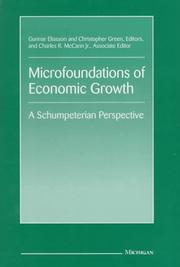 Cover of: Microfoundations of economic growth: a Schumpeterian perspective