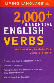Cover of: 2000+ Essential English Verbs.