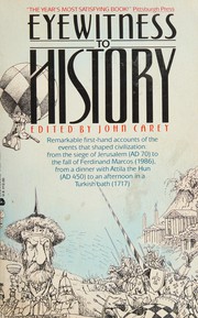 Cover of: Eyewitness to History