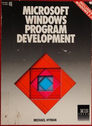 Cover of: Microsoft Windows program development