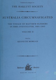 Australia Circumnavigated Vol. 1, Set by Kenneth Morgan