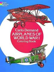 Airplanes of World War 1 : coloring book