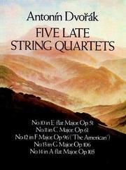 Cover of: Five Late String Quartets