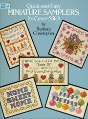 Cover of: Quick-and-easy miniature samplers for cross-stitch