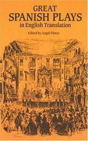 Cover of: Great Spanish plays in English translation