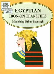 Cover of: Egyptian Iron-On Transfers