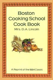 Cover of: Boston Cooking School cook book: a reprint of the 1884 classic