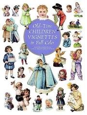 Old-time children vignettes in full color