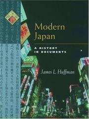 Cover of: Modern Japan by James L. Huffman