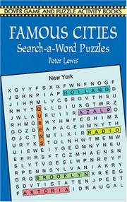 Cover of: Famous Cities Search-a-Word Puzzles