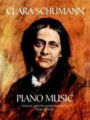 Cover of: Clara Schumann Piano Music by Clara Schumann