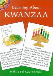 Cover of: Learning About Kwanzaa (Dover Little Activity Books)