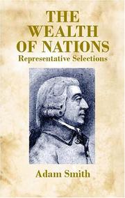 The wealth of nations : representative selections
