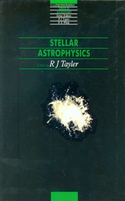 Cover of: Stellar astrophysics