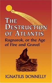 Cover of: The Destruction of Atlantis by Ignatius Donnelly
