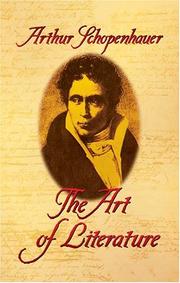 The art of literature by Arthur Schopenhauer