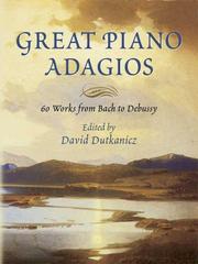 Cover of: Great Piano Adagios: 60 Works from Bach to Debussy