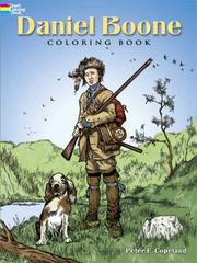 Daniel Boone Coloring Book by Peter F. Copeland