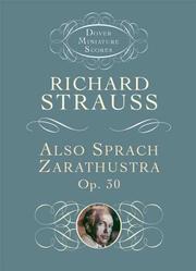 Cover of: Also Sprach Zarathustra, Op. 30