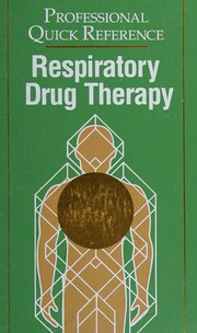 Cover of: Respiratory drug therapy.