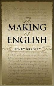 Cover of: The Making of English