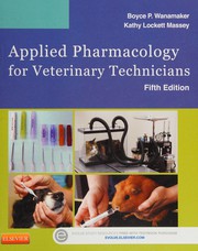 Cover of: Applied Pharmacology for Veterinary Technicians