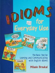 Cover of: Idioms for everyday use