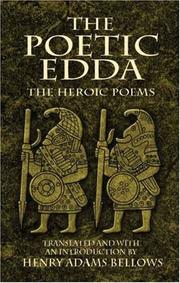 Cover of: The Poetic Edda: The Heroic Poems (Dover Value Editions)