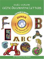 Cover of: Full-Color Celtic Decorative Letters CD-ROM and Book (CD Rom & Book)