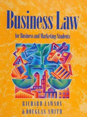 Cover of: Business law: for business and marketing students