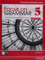 Cover of: Focus on grammar 5: teacher's resource pack