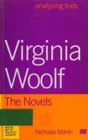 Cover of: Virginia Woolf, the novels