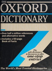 Cover of: The Oxford dictionary and thesaurus