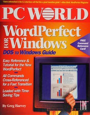 Cover of: PC World: WordPerfect for Windows : DOS to Windows guide