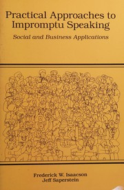 Cover of: Impromptu Speaking: Social and Business
