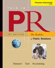 Cover of: Thomson Advantage Books: This is PR: The Realities of Public Relations (Thomson Advantage Books)