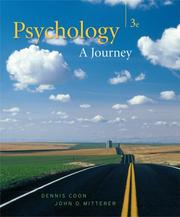 Cover of: Thomson Advantage Series: Psychology: A Journey (Thomson Advantage Series)