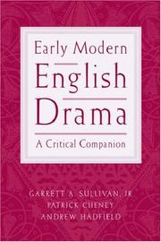 Early modern English drama : a critical companion